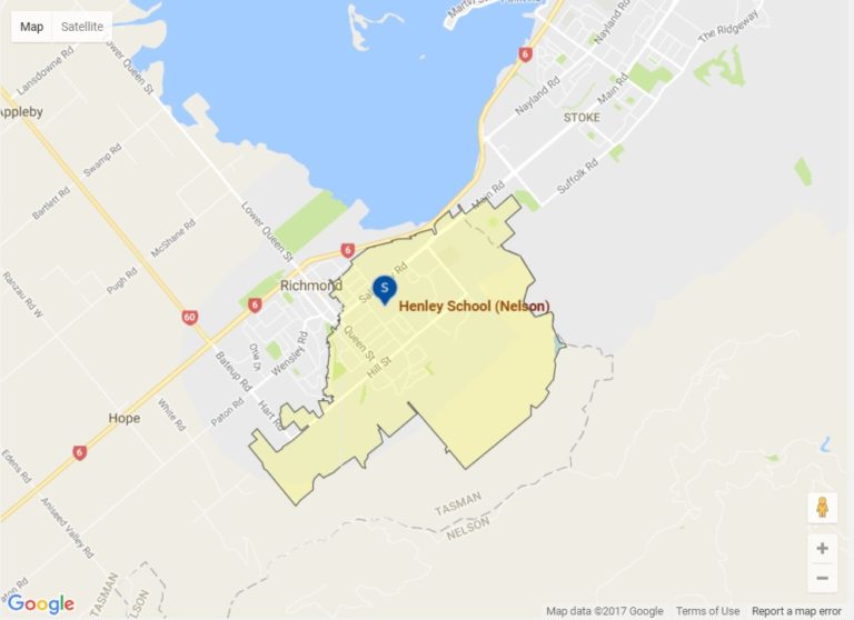 Henley School Zone Map